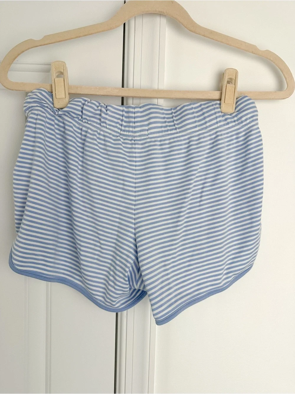 LAKE Pajamas Pima Maternity Shorts Set in hydrangea XS